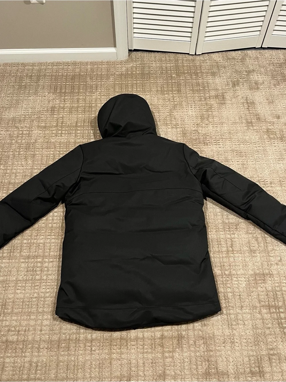 Nike 550 Down Hooded Parka Team Issue Storm Fit Gray Jacket Medium DJ6526-060 M